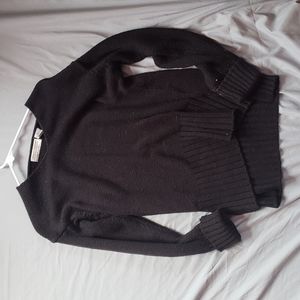 Carolyn Taylor Black knit sweater Size Small